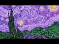 Starry Starry Night Van Gogh 1 hour lullaby | Звездная ночь, калыбельная 1 час | Ван Гогу