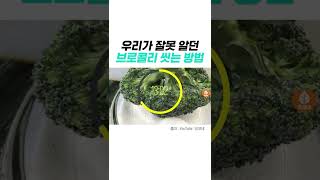 브로콜리 깨끗이 씻는 방법