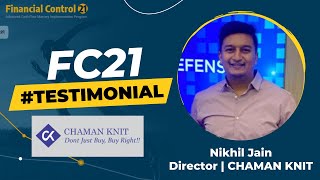 FC21 Testimonial Nikhil Jain | Director | Chaman knit | Garment whole seller Ludhiana