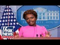 Karine Jean-Pierre holds a White House briefing