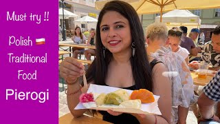 Best Pierogi we have tasted in Kraków Poland | Pierogi food festival | Poland vlogs