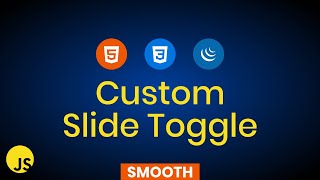 Custom Slide Toggle in jQuery | Slide Toggle Multiple Sections