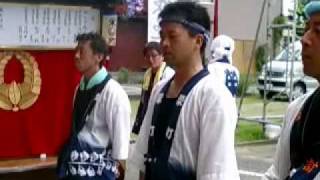 2010飯田町燈篭山祭り～栄町若連中の祝い唄02