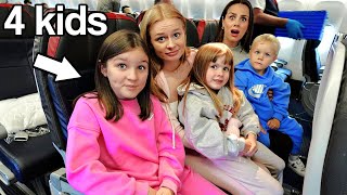 Flying to USA with 4 KIDS! | Family Fizz
