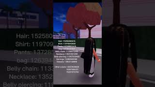 Roblox outfit codes || #edit #tutorial #roblox #robloxoutfitcodes