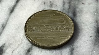 レアな500円玉をピカピカにする方法 コイン磨き Japanese rare coin cleaning