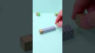 Minecraft Door System / Magnetic PaperCraft #shorts