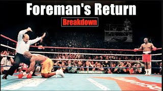 How Big George Foreman Took Back His Title (20 Years After Ali) - Holyfield & Moorer Fight Breakdown