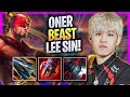 ONER IS A BEAST WITH LEE SIN! - T1 Oner Plays Lee Sin JUNGLE vs Hecarim! | Season 2024