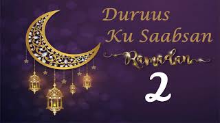 Acmaasha La Rabo Bisha Ramadaan (.2.)┇Duruus┇► Sh Muuse  Dahir Aweys