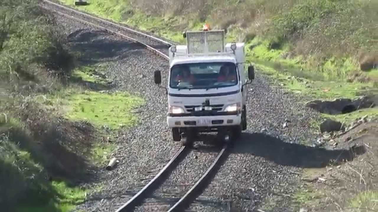 Tasrail Hi Rail Track Vermont Road Youtube