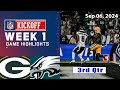 Packers vs Eagles Sep 06, 2024 3rd Qtr WEEK 1 | NFL Season 2024 | NFL Highlights