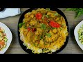 طريقة عمل مدفون الدجاج بقدر الضغط وصفة تستحق التجربة easy chicken vegetables rice recipe