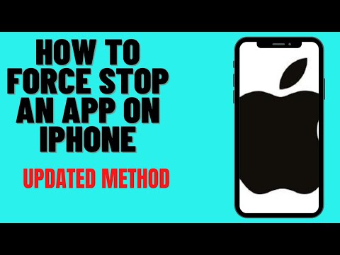 HOW TO FORCE STOP AN APPLICATION ON IPHONE