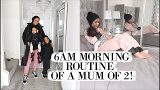 6AM SCHOOL MORNING ROUTINE OF A MUM OF 2 *realistic* 2020 EDITION