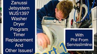 Trying To Fix My Zanussi Jetsystem WJS1397 WasherDryer With @servisslimline  Part 1