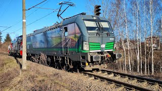 Odwiedziny 193-216 i SM42-2055 w Jaśle (29.01.2024)