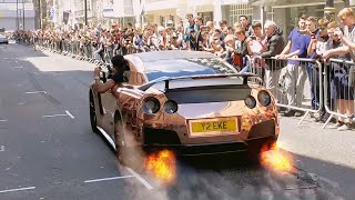 MY BEST EVER NISSAN GTR LAUNCH CONTROL + CROWD GTR REACTION!!