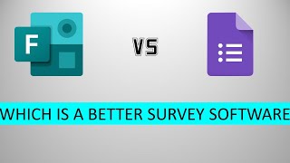 Microsoft Forms vs Google Forms #Tutorial Which is a better survey software