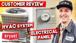 Customer Review - Bryant AC Installation and Electrical Panel upgrade to 200A in Santa Clara, CA