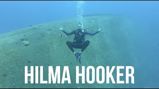 HILMA HOOKER . Diving on a deep wreck dive located off Bonaire’s southwest coast. Close to   MANA.