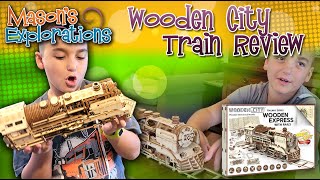 Wooden Express Train by Wooden City Toy Review and Unboxing