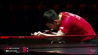 🍀🏓️【2022世界乒乓球WTT新加坡大滿貫聯賽】19日，在剛剛結束的男單半決賽中🇨🇳中國選手樊振東4:2🇯🇵日本選手宇田幸矢，成功闖入決賽。同時，中國選手包攬本屆男單冠亞軍～