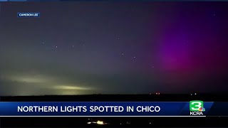 Northern Lights spotted in Chico, California