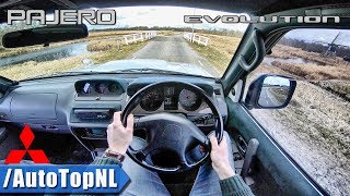 Mitsubishi Pajero Evolution 3.5 V6 POV Test Drive by AutoTopNL