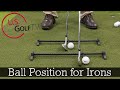 Ball Position for Irons - Long vs Short Irons (GOLF SETUP)