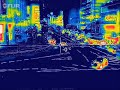 「flir one」で道路を走る自動車などをサーモグラフィー撮影してみた