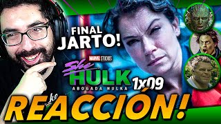 ¡FINAL JARTISIMO! 😱 REACCIÓN SHE HULK 1x09 😱 Fan Reactions