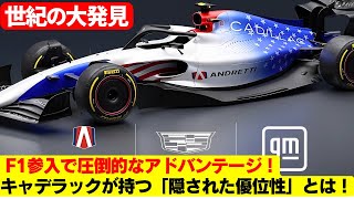 F1革命！キャデラックの驚異的アドバンテージが発覚！他チームに激震！F1のゲームチェンジャー誕生！キャデラックの秘密兵器とは？FIAも止められない！キャデラックの「抜け道戦略」でF1支配目前！