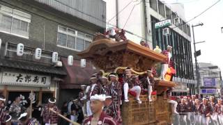 2015年10月04日 八木地区だんじり祭り 試験曳き 額町⑤