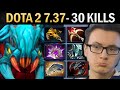 Weaver Gameplay Miracle with 30 Kills and Feather - Dota 7.37