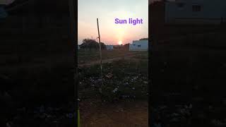 அதிகாலை வேளையில் அழகான     sun light ....