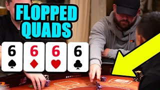 Four of a Kind QUADS in High Stakes Cash Poker Game (Season 10 Episode 14)