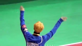 160118 아육대 방탄소년단 녹화가 모두 끝나고 인사하는 탄이들 2