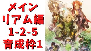 【ロマサガRS】メイン[リアム編]1-2-5を育成枠1で周回！