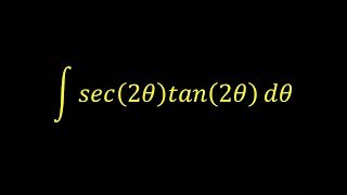 Integral of sec(2x)*tan(2x) - Integral example