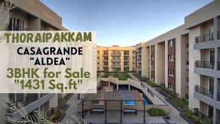 #Thoraipakkam #3BHKforSale Beautiful Furnished 1431sft BUA @ ₹1.12Cr | SOLD OUT | Ph: 8939019029