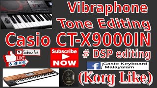 How to Edit Vibraphone in Casio Ctx9000in |Latest tone | Casio tone editing | Best Vibraphone tone