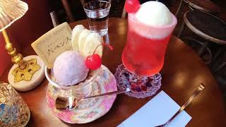 吉祥寺カフェ巡りクリームソーダ８選、燃えるかき氷の焼き氷も！Kichijoji cafe tour 8 selections of cream soda and burning shaved ice!