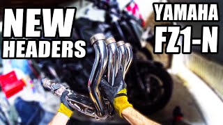 Downpipe Replacement on Yamaha FZ1-N