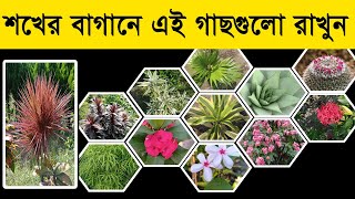 ৫০+ প্রজাতির ফুল, ইন্ডোর প্লান্ট ও ক্যাকটাস গাছের পরিচিতি | Ornamental, Cactus & Indoor Plants list