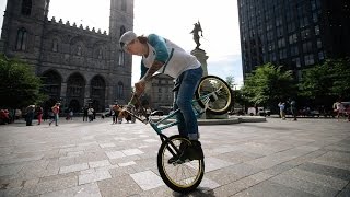 BMX flatland rider Jean William Prévost