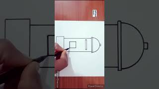 Post Box drawing easy|letter box drawing|#howtodrawletterbox #postbox #letterbox |post day drawing