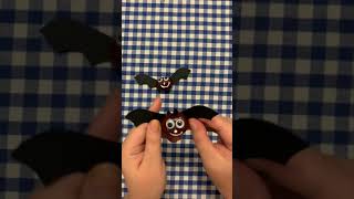 Easy Halloween Craft 🦇🎃 DIY Bat for Halloween #Shorts