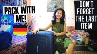 Pack with me for Germany | Packing tips for Germany 🇩🇪