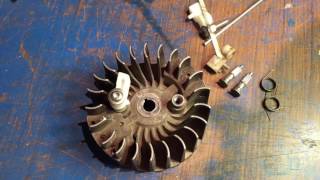 ROS 125 preventative maintenance Stator refurb, stud replacement